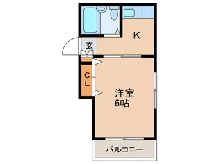 第17シンエイビル【2階】の間取り