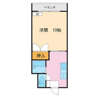 PLAZA布瀬I【6階】の間取り