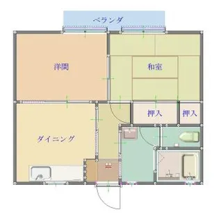 グランディス564【2階】の間取り