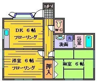 ペイジ247【1階】の間取り