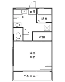 ハイツコウチ【1階】の間取り
