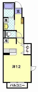 カーサ アーデント【1階】の間取り
