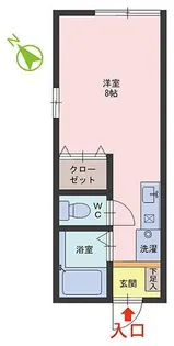 エリアウィズユー【2階】の間取り