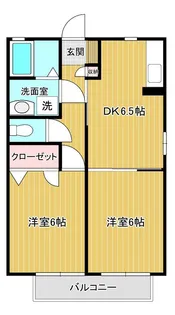 プランドール【2階】の間取り
