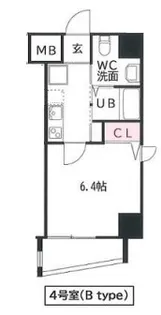 P’sグランデ常盤【6階】の間取り