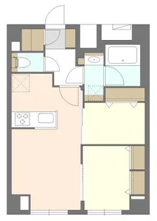 1SLDKの間取り画像