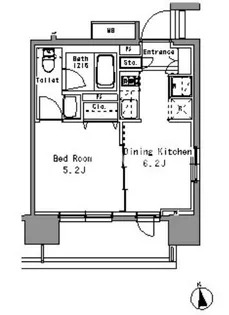 パークアクシス亀戸中央公園【12階】の間取り