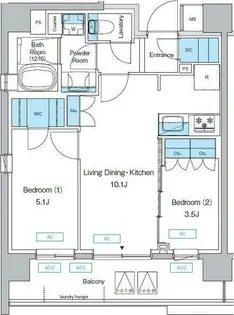 東京都世田谷区上馬5【マンション】の間取り