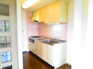 オーチャードヴィレッヂ【4階】のキッチン