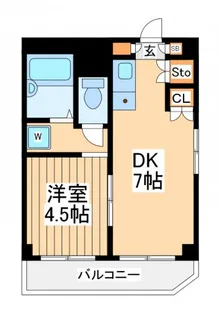 リズ大島上町【2階】の間取り