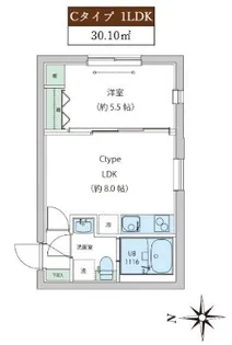東京都新宿区西早稲田2【マンション】の間取り