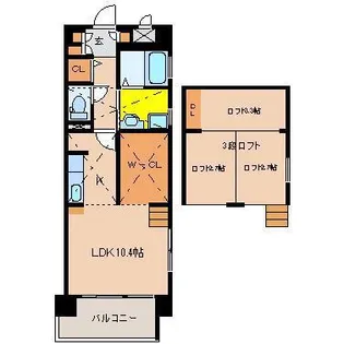 アルテマイスターアゴラ【2階】の間取り
