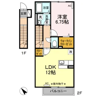 グリーンコート【2階】の間取り