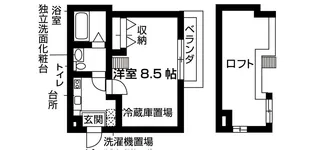 京都府京都市北区上賀茂畔勝町【マンション】の間取り
