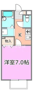 千葉県千葉市中央区末広3【アパート】の間取り