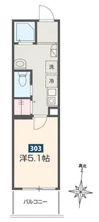MercerHills伊勢原【3階】の間取り