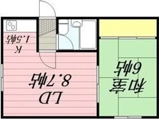 コーポさかい【3階】の間取り