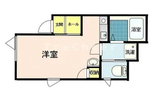 サニープレイス白山【1階】の間取り