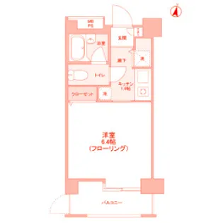 神奈川県藤沢市湘南台2【マンション】の間取り
