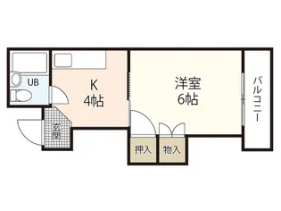 レグルス己斐本町【3階】の間取り