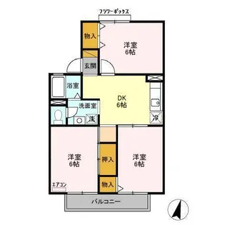 クレスト松代ABCD【2階】の間取り