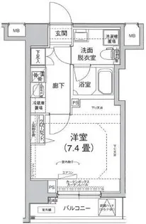 アイルイマージュ錦糸町【4階】の間取り