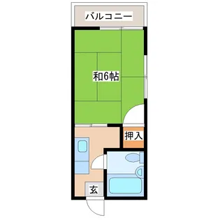 柚木ビル【2階】の間取り