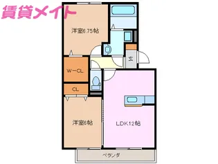 ヴィオーラ【3階】の間取り