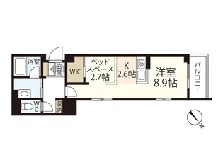 クリソベリル【2階】の間取り