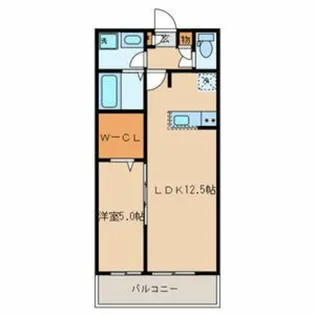 アドーニス【3階】の間取り