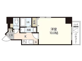 プランドール古市【9階】の間取り
