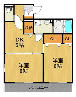 神奈川県横浜市港北区新吉田町【アパート】の間取り