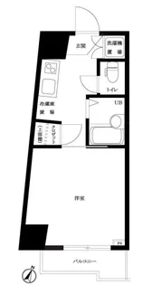 ルーブル白金高輪【4階】の間取り
