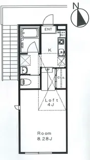 ハウススター桜台【2階】の間取り