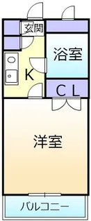 シャルマンフジ浜寺公園壱番館【1階】の間取り