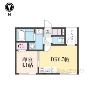 TEAPAVILION【3階】の間取り