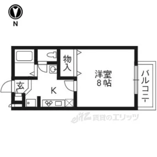 ウィルコート山崎【2階】の間取り