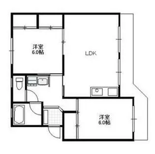 リルームス古国府【4階】の間取り