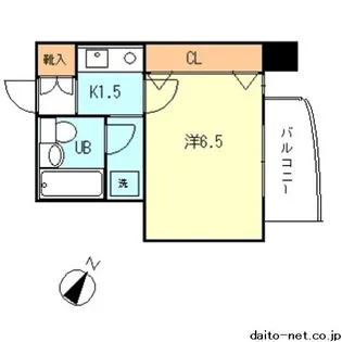 エクセル御代の台【10階】の間取り