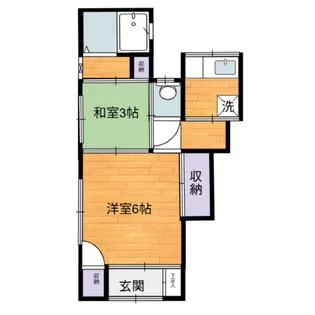 山村アパート【1階】の間取り
