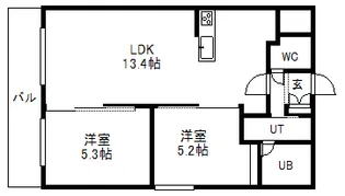Saint-Julien【2階】の間取り