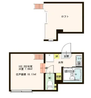 レガーロY【1階】の間取り