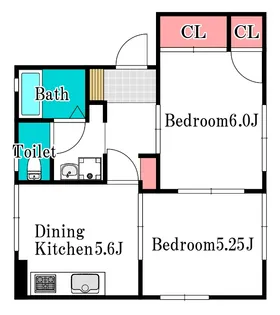 アガスティ長船C棟【1階】の間取り