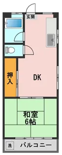 東京都江戸川区鹿骨2【マンション】の間取り