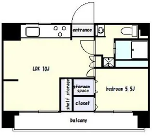 北前野コーポ【2階】の間取り