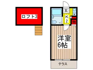 ビューパレス北浦和【1階】の間取り