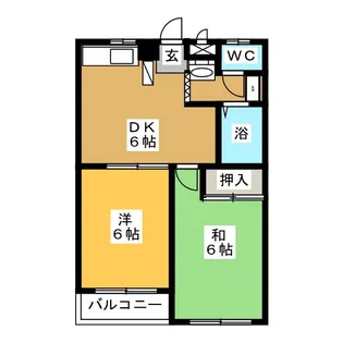 マ・メゾン相模原【1階】の間取り