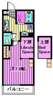 アルカディア塚越【2階】の間取り