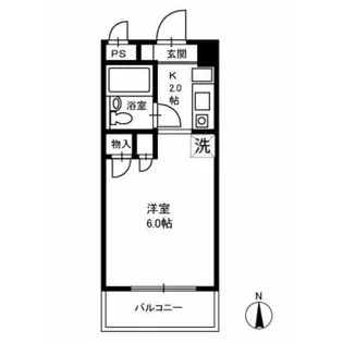 ベルデ中山【5階】の間取り