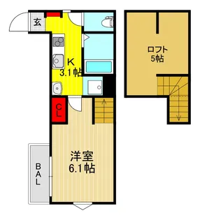 Liberta Next【2階】の間取り